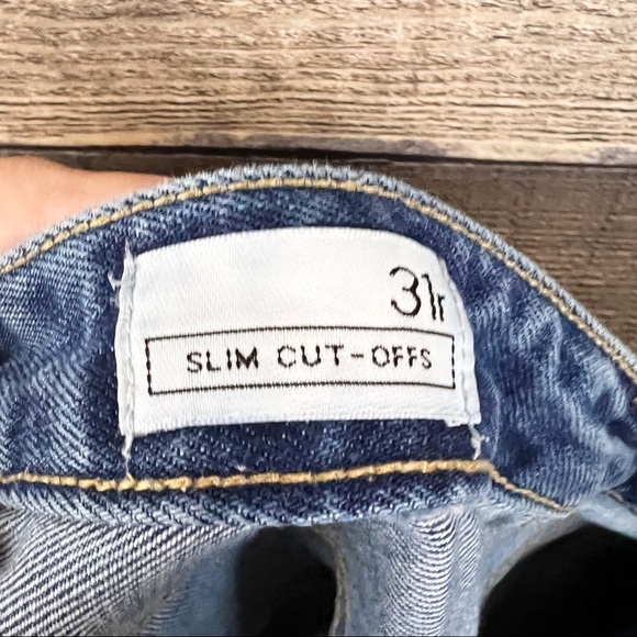 GAP Maddie Modesto Wash Cut Off Y2K Denim Shorts - Picture 6 of 6